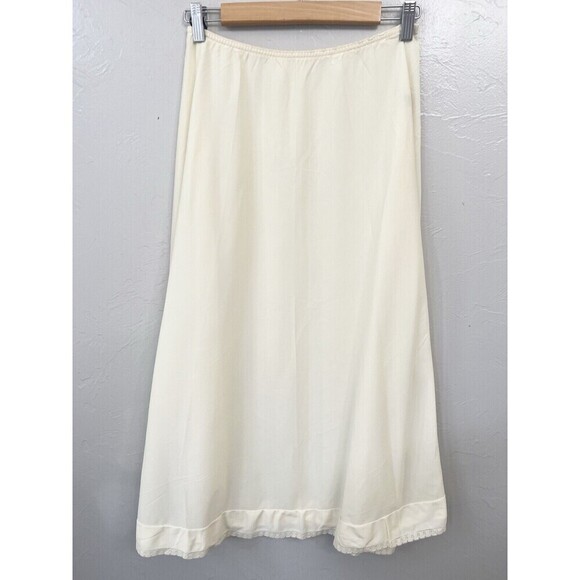 Greenco Maid Vintage Size Large Half Slip Lace Trim Hem Tricot Nylon USA Made - Picture 5 of 7